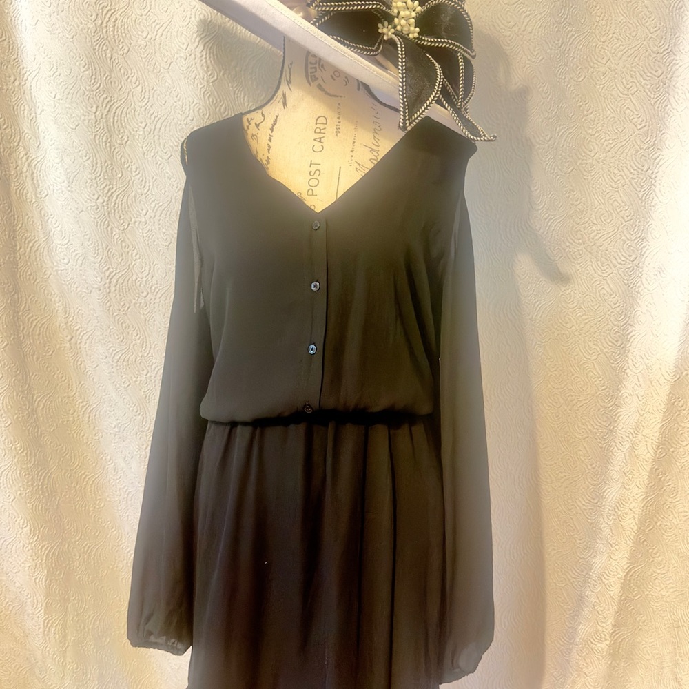 Banana Republic Cold Shoulder Dress
